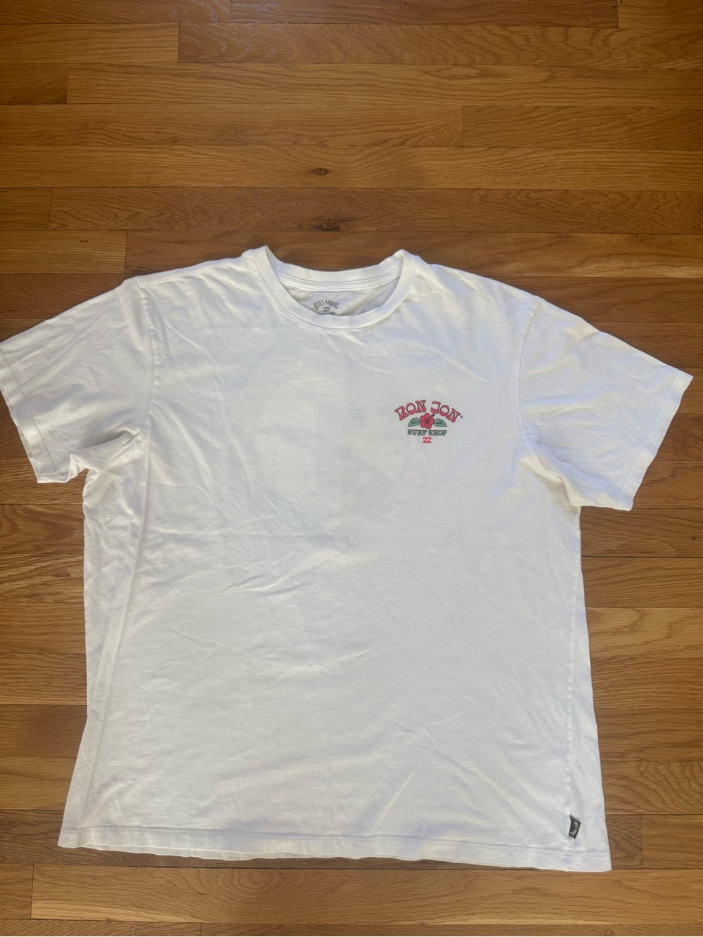 Ron Jon Billabong White Short-Sleeve Graphic Tee - White